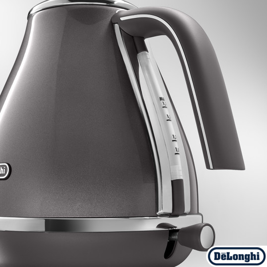Електрочайник DeLonghi KBOT 2001 GY Icona Metallics
