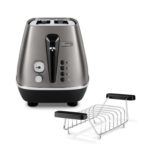 Тостер DeLonghi CTIN 2103 TB Distinta Titanium
