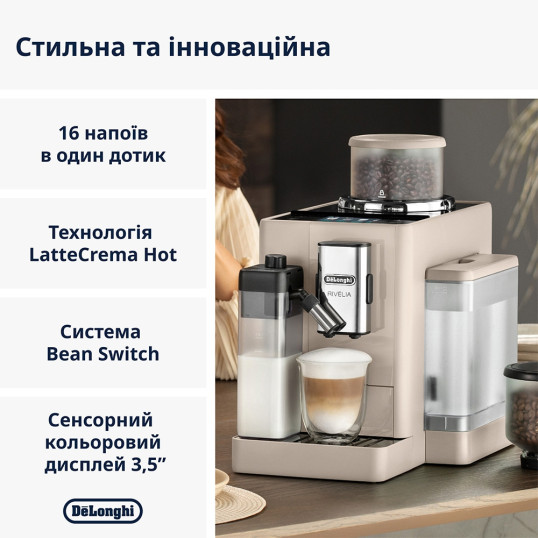 Кавомашина DeLonghi EXAM 440.55 BG Rivelia