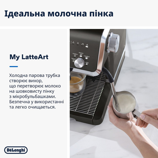Ріжкова кавоварка DeLonghi EC 9555 BK La Specialista Opera