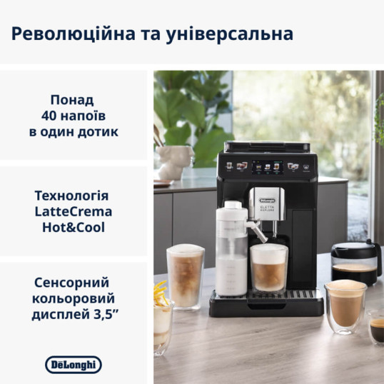 Кавомашина DeLonghi ECAM 450.55 G Eletta Explore