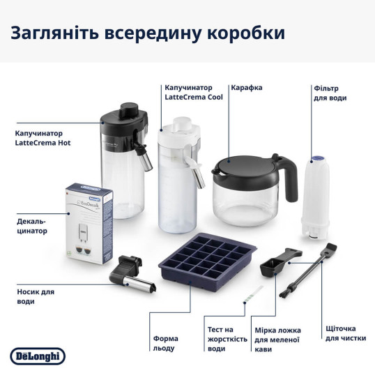 Кавомашина DeLonghi ECAM 450.55 G Eletta Explore