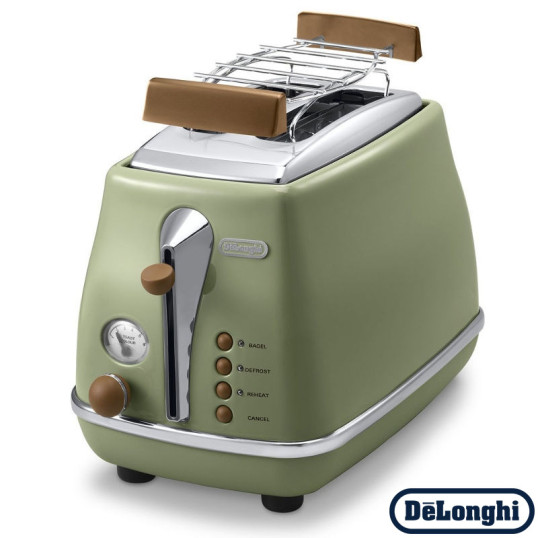 Тостер DeLonghi CTOV 2103 GR Icona Vintage