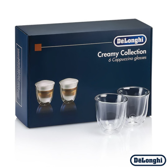 Набір склянок DeLonghi Cappuccino 190 мл (6 шт.)