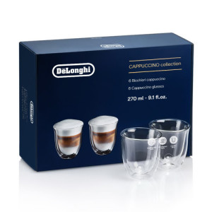 Набір склянок DeLonghi DLSC301 Cappuccino (6 шт.)