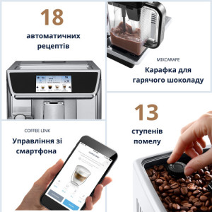 Кавомашина DeLonghi ECAM 650.85 MS PrimaDonna Elite Experience