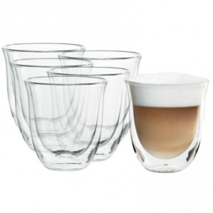 Набір склянок DeLonghi Cappuccino 190 мл (6 шт.)