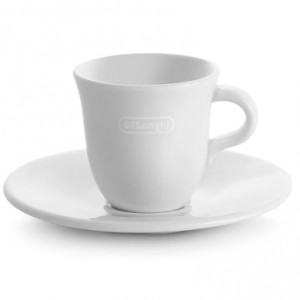 Набір чашок з блюдцем DeLonghi DLSC 308 Espresso (2 шт.)