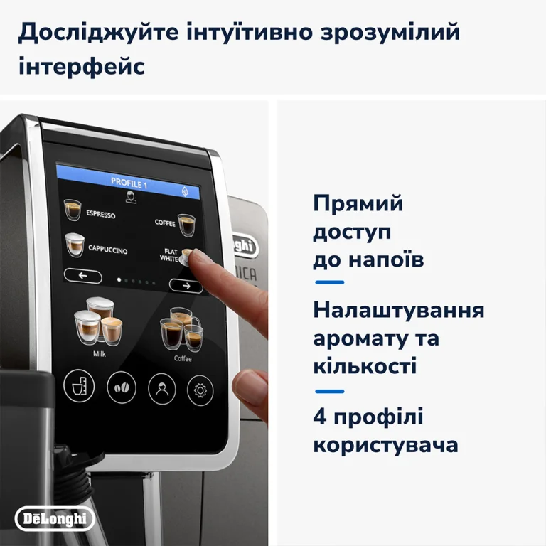 Кофемашина DeLonghi ECAM 380.95 TB Dinamica Plus