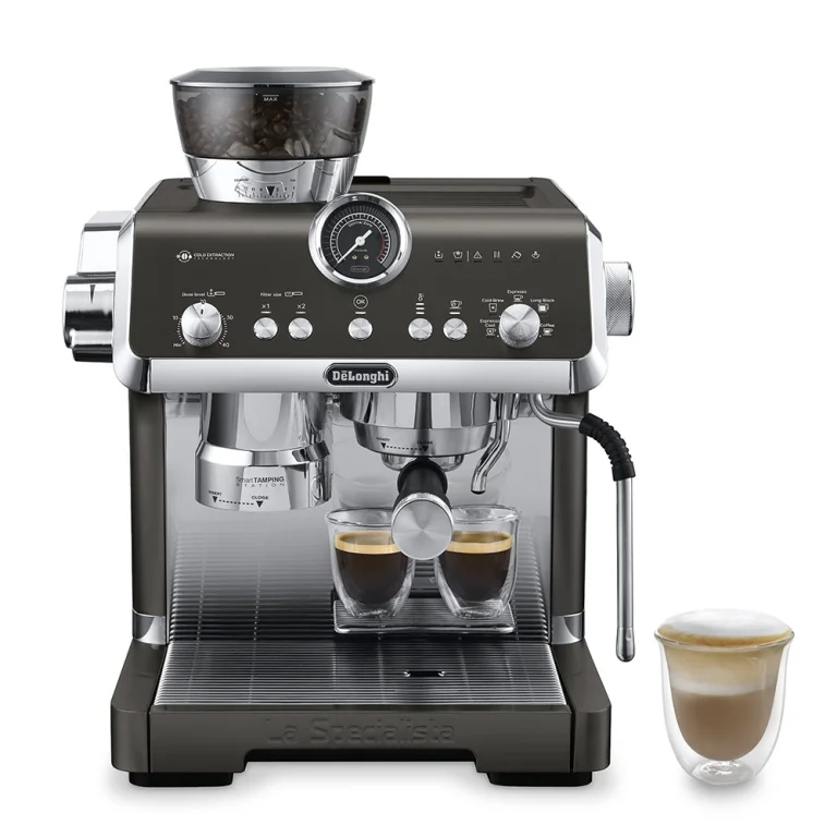 Рожковая кофеварка DeLonghi EC 9555 BK La Specialista Opera