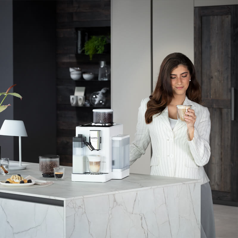 Кофемашина DeLonghi EXAM 440.55 W Rivelia, купить в Украине, лучшая цена – DeLonghi - Фото 58